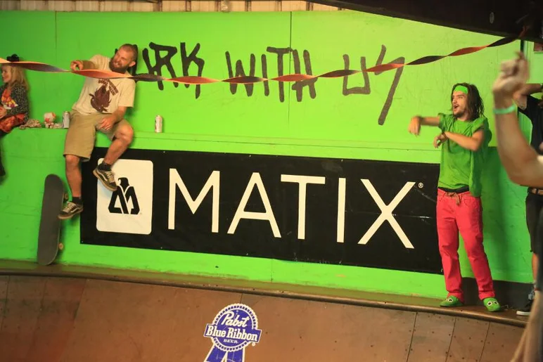 <!-- 2013MatixHalloweenJam -->

Now we head inside for the Bloody Bowl Jam presented by Matix, Creature, PBR, and Circa.