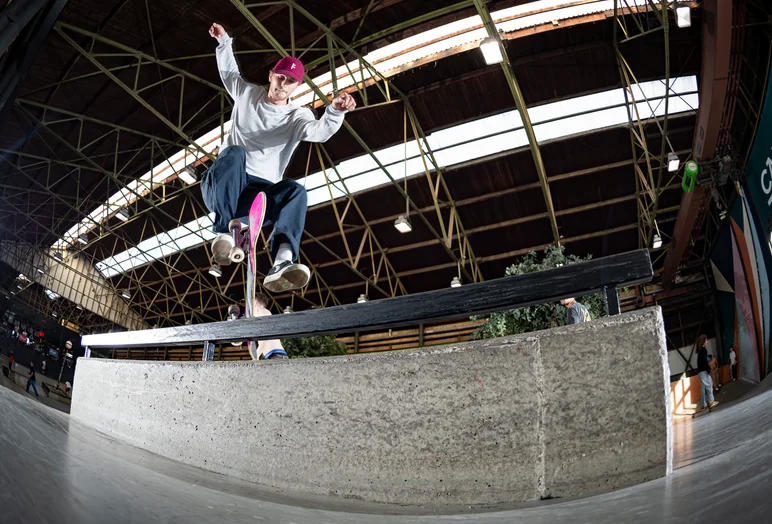 Followed up with the Tre Flip Lip.

<!--damnambreda22practice-->