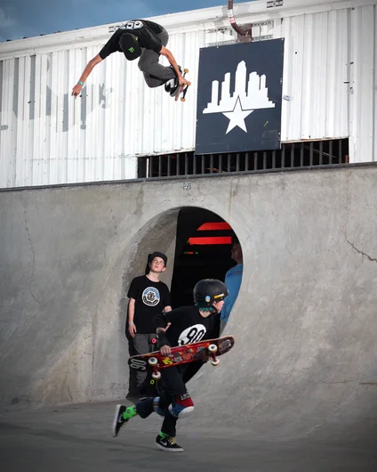 <!--cotc19concrete-->

Jake Yanko Backside over the Door and the kids.