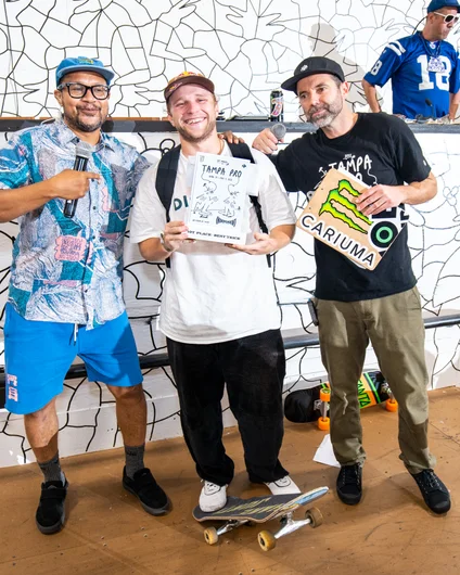 Congratulations to Jamie Foy for taking 1st in the Independent Best Trick Contest at the 28th Annual Tampa Pro!

<!--tampapro22indybesttrick-->