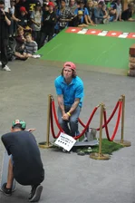 Brad Staba just arri