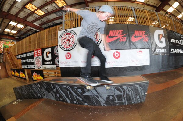 Chase Webb - early morning doing nollie crooked