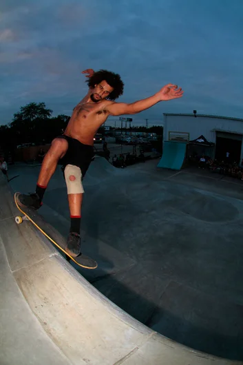 <!--ta14-fn-->
Blake Johnson with a smith grind.