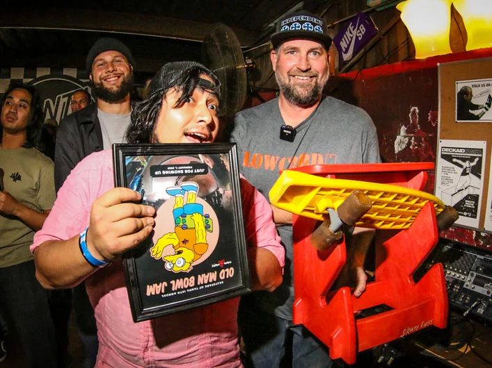 <!--ombj20photos-->

Spike rapping his Just for Showing Up Prize.
