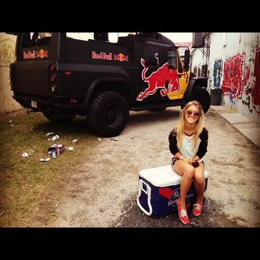 Red Bull provided the entertainment for Tampsterdam.<!-- Tampa Pro 2013: Samples from Instagram -->