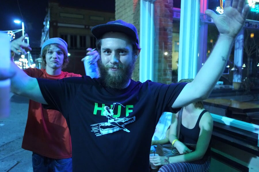 Tom and I had late nights and early mornings