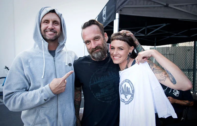 <!--dacm16fri-->

Kris Markovich and his lady friend reppin SPOT.