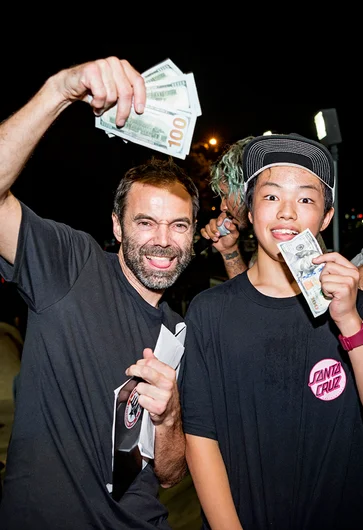 <!--am17-ccj-->

But then realizes.. He got 5th place!!..and some cash!!  Yea Souta!!!