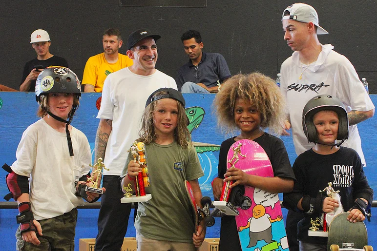 <!--btsb17-->

8 and Under Top 4:(L-R) Jackson Rutherford, Jett Lambert, Zion Effs, Cole Liller