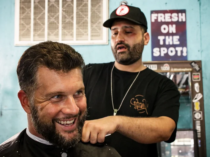Tim Making Time for A Trim