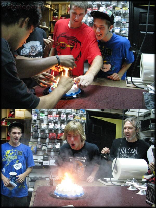 Lako's birthday almost burned the Shop down