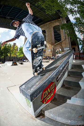 <!--dany19practicephotos-->

Jamel Marshall enjoys the ride on Bluntslide.
