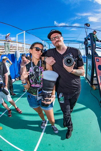 I got to meet the Sixthman photographer, Rich Johnson. He was a great dude with a lot of cool insight on photography. What do you care? You want to see skateboarding

<!--floggingmollycruise23-->