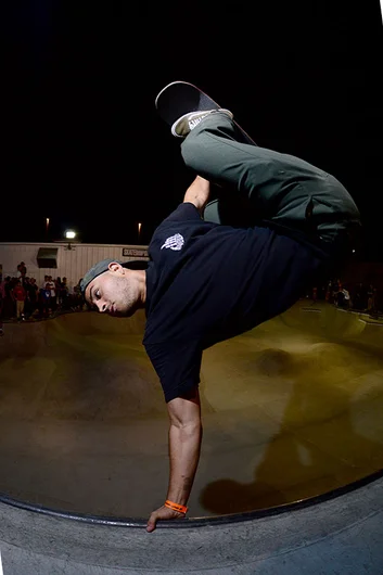 <!--AM15-SATNIGHT-->
Pedro is the man of the night.
