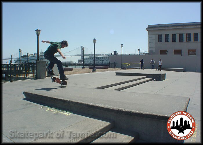 Daryl Smith Kickflip Nose Manual at Pier 7