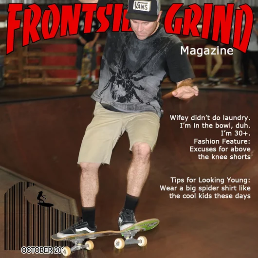The editor has no shame in recycling jokes, including the one about above the knee shorts.  I'm not homophobic, but I do not care to see a man's knees.<!-- Old Man Appreciation Bowl Jam 2012 -->