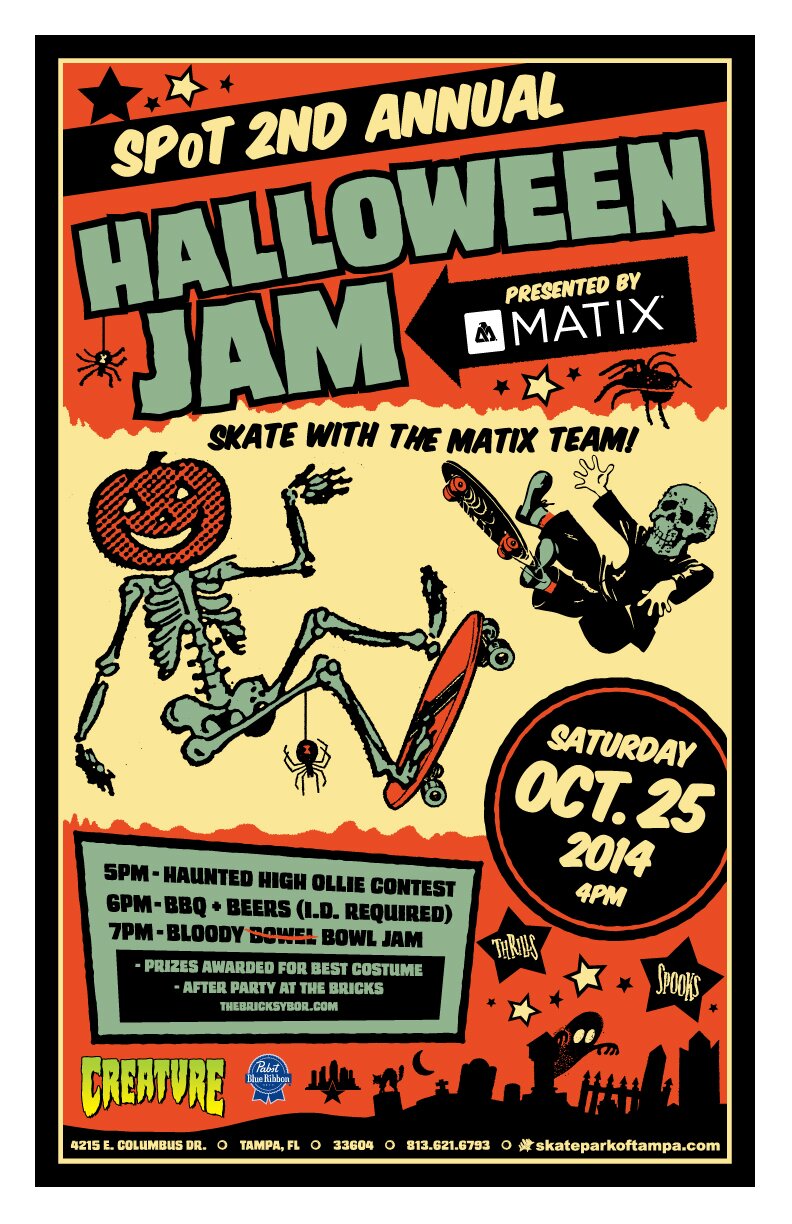 2nd Annual Matix Halloween Jam at SPoT
