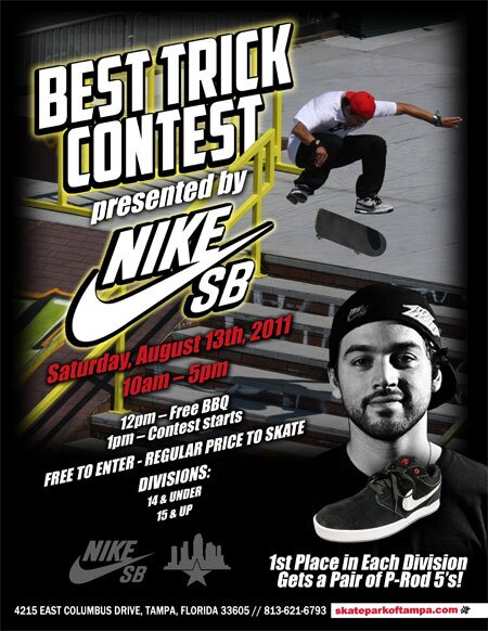 Saturday, August 13, 2011 is a Best Trick Contest