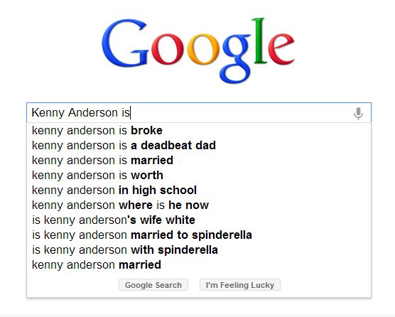 Kenny Anderson is Broke