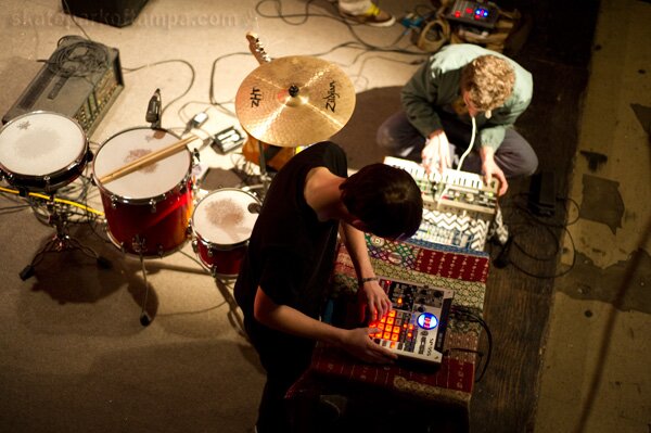 Justin Myers in his band, Diamond Man
