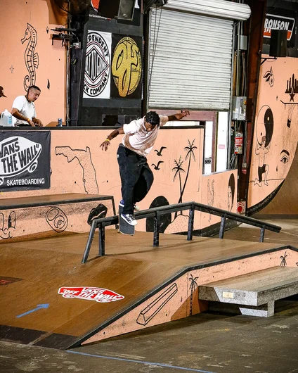 kicking off practice with a Back Smith from Brandon McLaurin of Black Sheep Skate Shop


<!--cotc2024-deathrace-->