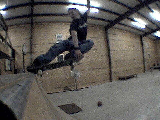 Andrew Louder at Ark Skatepark in Mission, TX