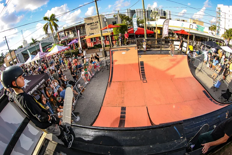 The Goat Ramp crew set up their ramp so we could host another Ramp Jam. Bring yourt tricks!

<!--skatingacrossborders2023-->