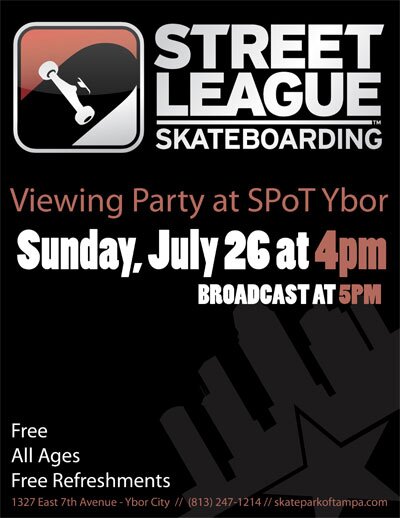 Street League viewing parties are at The Bricks