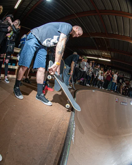 30 and up winner Jacob Krajewski was bringing the stoke all night!

<!--oldmanbowljam23-->