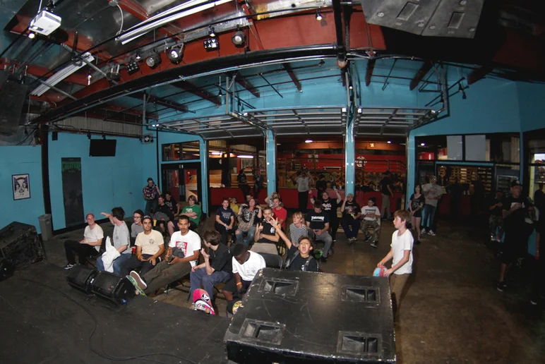 <!--creechpreem-->

The new venue was packed and fully ready to accommodate everyone for the premier of the video, which was insane! No better way to start a Concrete Jam! Let’s do this!