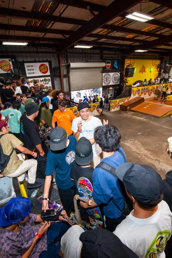 As soon as Yukito finished his run his whole crew celebrated!

<!--TampaAm21Finals-->