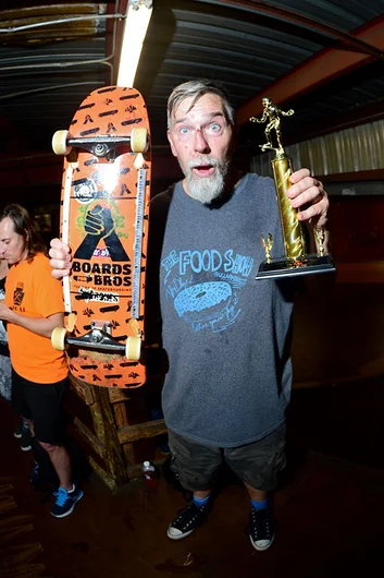 <!--am15frinight-->

Paul Schmitt got 4th in the old man bowl jam and couldn't be more stoked.