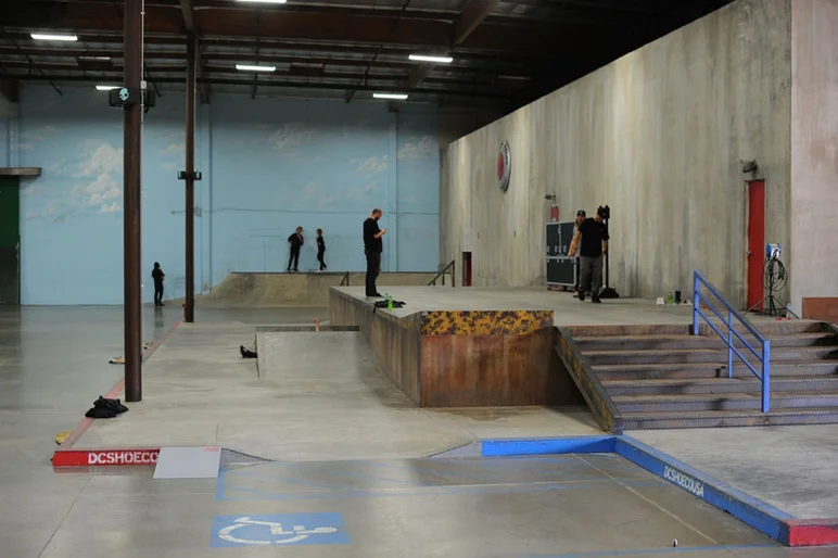 Thanks to Steve and Eric, we were able to roll through The Berrics for a bit.  I've never been to the new one.  Tonight is the <a href=