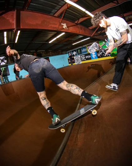 Rocco hits the lip while Jason gets the clip


<!--ombj2024-->