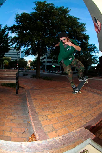 <!--toaweekend-->

Dustin with a stylish Nollie 180 Switch Manny.