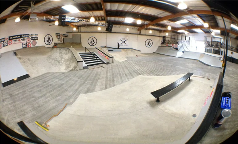 A view of the course that will be shredded throughout the weekend.<!-- Damn Am Costa Mesa 2013 Presented by Volcom -->