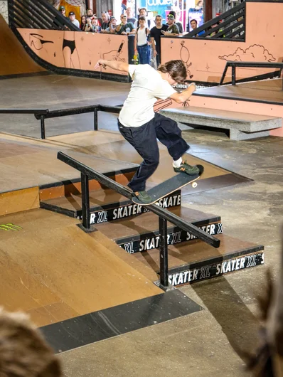 Marse Farmer insisted on skating in the First Jam so he could get back to work. Gotta make that money…

<!--tampaam2023qualifiers-->