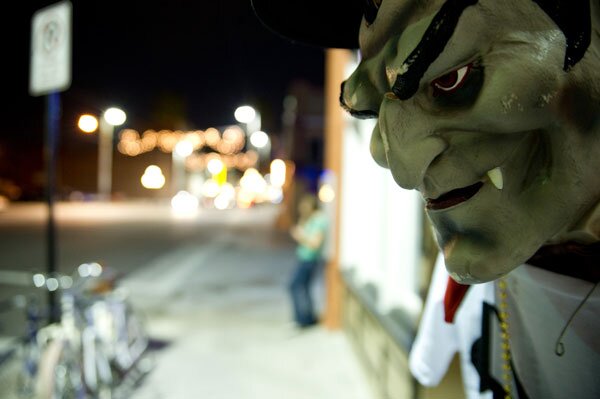 Vampire Guy watches over all of 7th Avenue