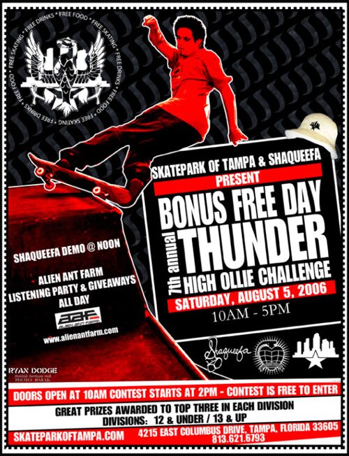 Free Day and Thunder High Ollie Challenge