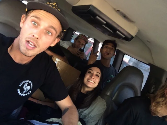 <!--NYCRT-->

Jean-Luc had some fun taking van selfies in between working on edits.