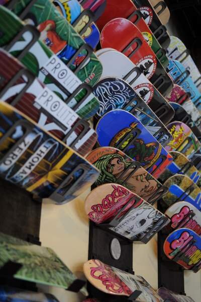 Decks at SPoT Skate Shop Ybor