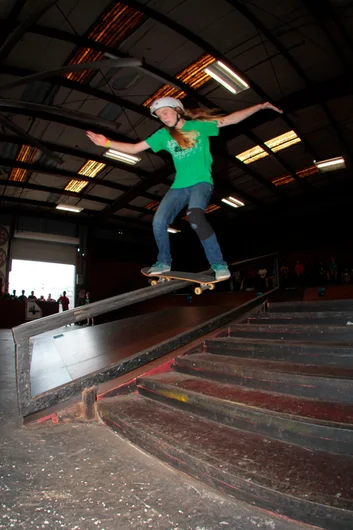 <!--sr15-->

Meagan Guy holding it down for the girls in the 16 and Up division. BS Board.