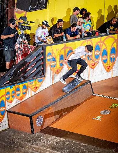 Kickflip Grinds? Jhancarlos Gonzalez has got em’ both ways..

<!--TampaAm21Finals-->