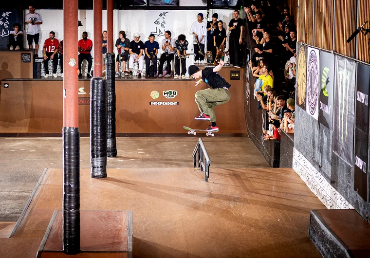 Is it possible that the Kickflip Front Blunt has become the contest trick go to these days? 

<!--tampam2022finals-->