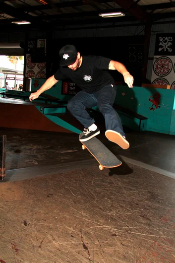 <!--vans50th-->

Chris P. - Ollie One Footer. Waffle sole for MVP.