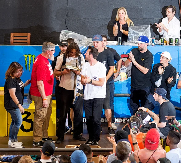 <!--pro17-finals-->

Evan Smith excited to take home the Bromander in Chief Award.