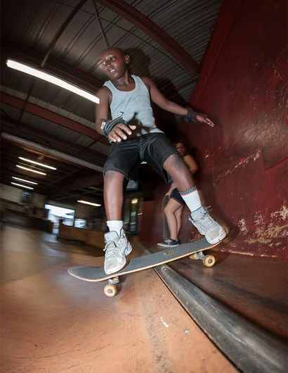 <!--spiritquestphotos-->

Big Rich asked me to shoot a skate photo on Friday night. Here he is doing a backside disaster on the quarter pipe in the kiddie course.