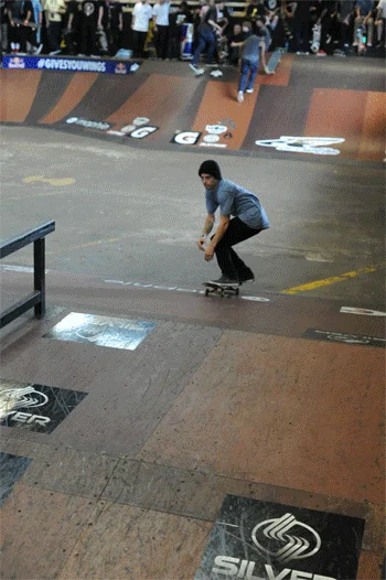 Nick Merlino - gap front feeble.<!--  Tampa Pro 2013 Skateboarding and the After-Party -->