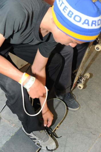 Tyson Peterson needs a shoe hook up.<!-- Damn Am Atlanta 2013 Presented by DVS -->