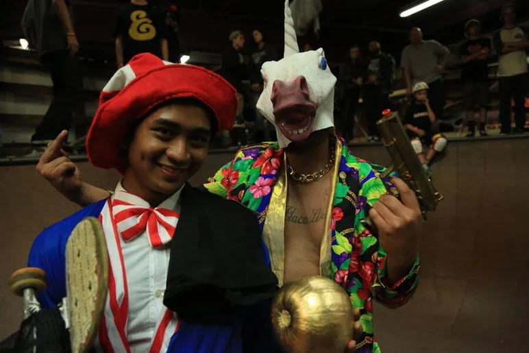 <!-- 2013MatixHalloweenJam -->

Best dressed award goes to Uncle Sam for his Uncle Sam costume.